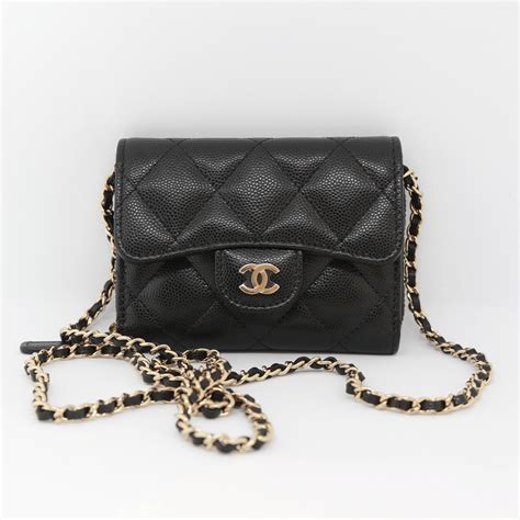 chanel velvet wallet on chain|Chanel small wallet on chain.